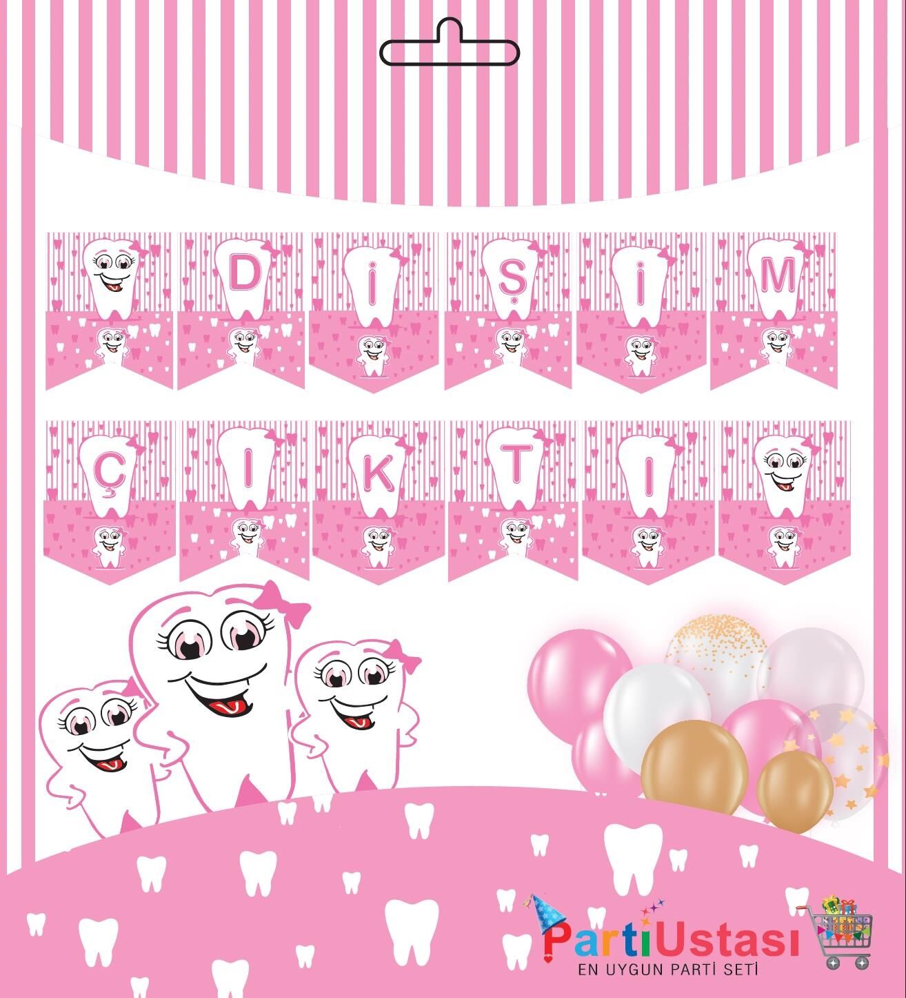 YAZI ZARF BANNER DİŞ PEMBE
