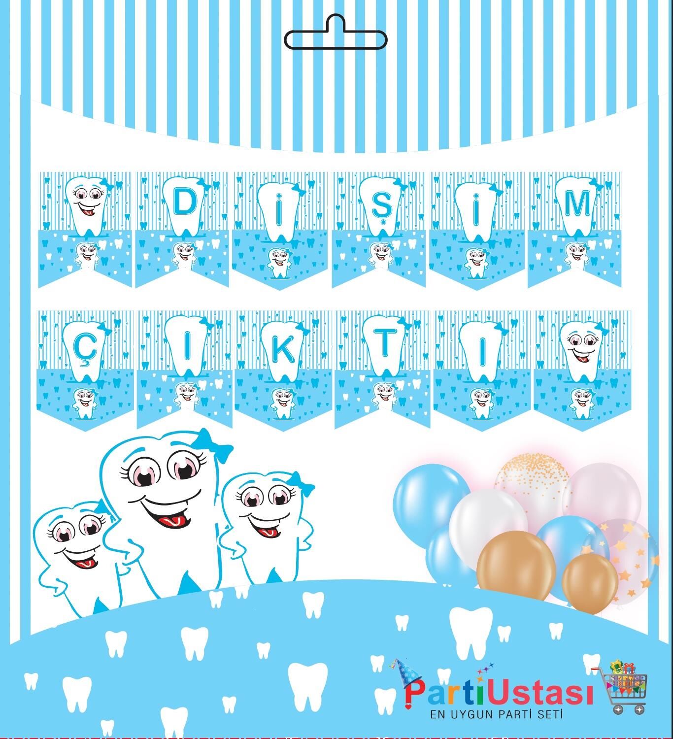 YAZI ZARF BANNER DİŞ MAVİ