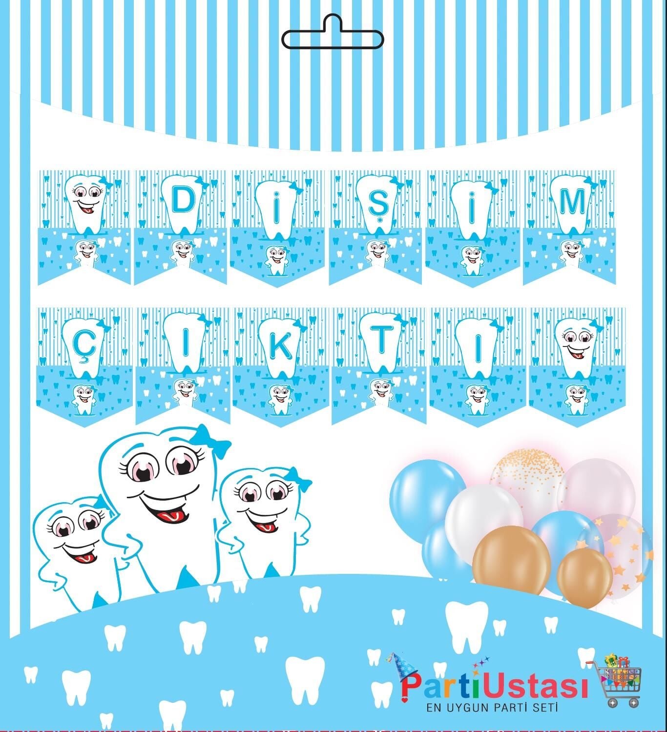 YAZI ZARF BANNER DİŞ MAVİ