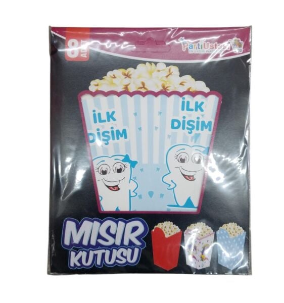 MISIR KUTUSU DİŞ MAVİ  8 Lİ