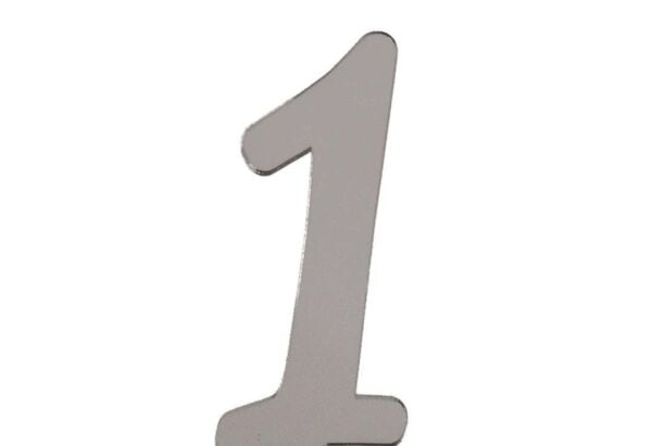 PLEKSİ 20 Lİ RAKAM GÜMÜŞ NO:1