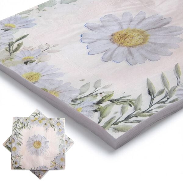 BASKILI PEÇETE PAPATYA