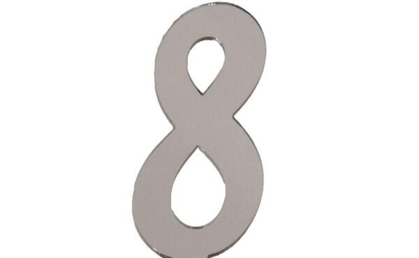 PLEKSİ 20 Lİ RAKAM GÜMÜŞ NO:8