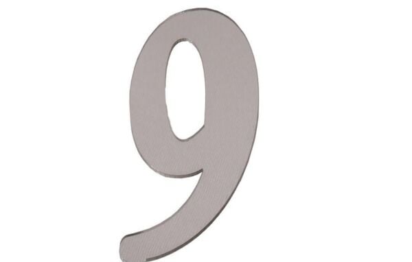 PLEKSİ 20 Lİ RAKAM GÜMÜŞ NO:9