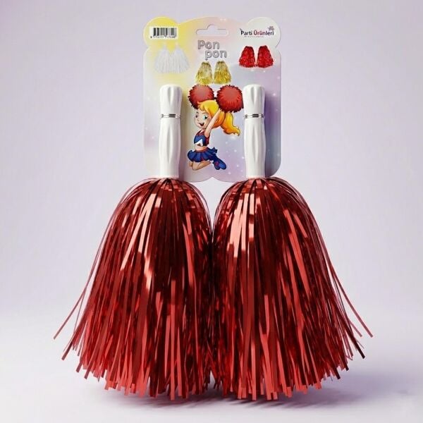 PONPON 23 NİSAN 2 Lİ KIRMIZI