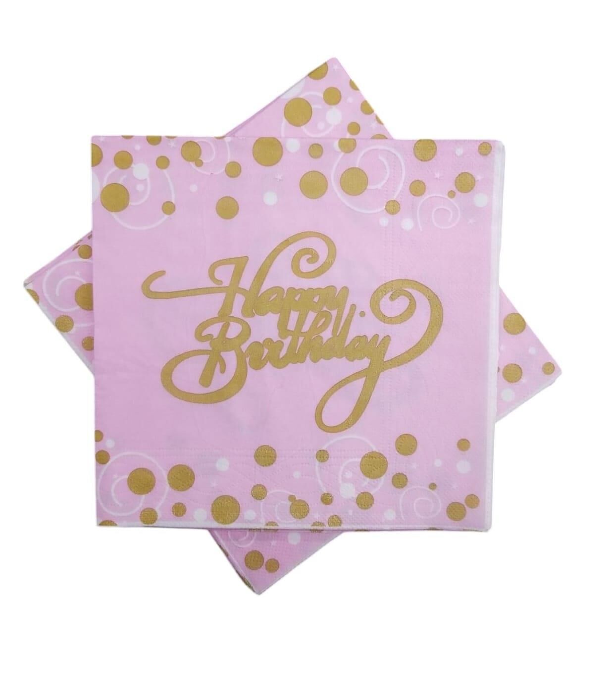 BASKILI PEÇETE HAPPY PEMBE GOLD