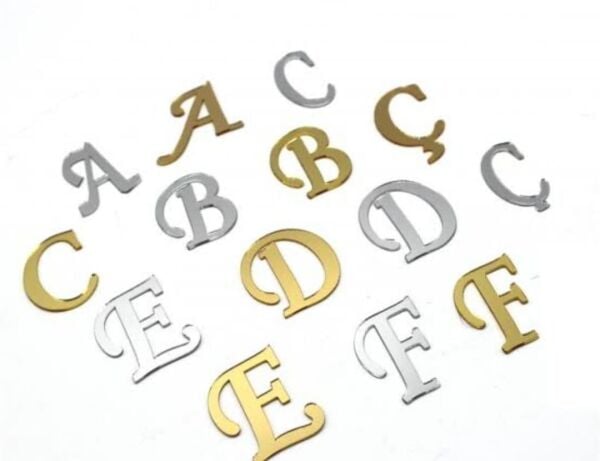 SET PLEKSİ HARF GÜMÜŞ  600 AD