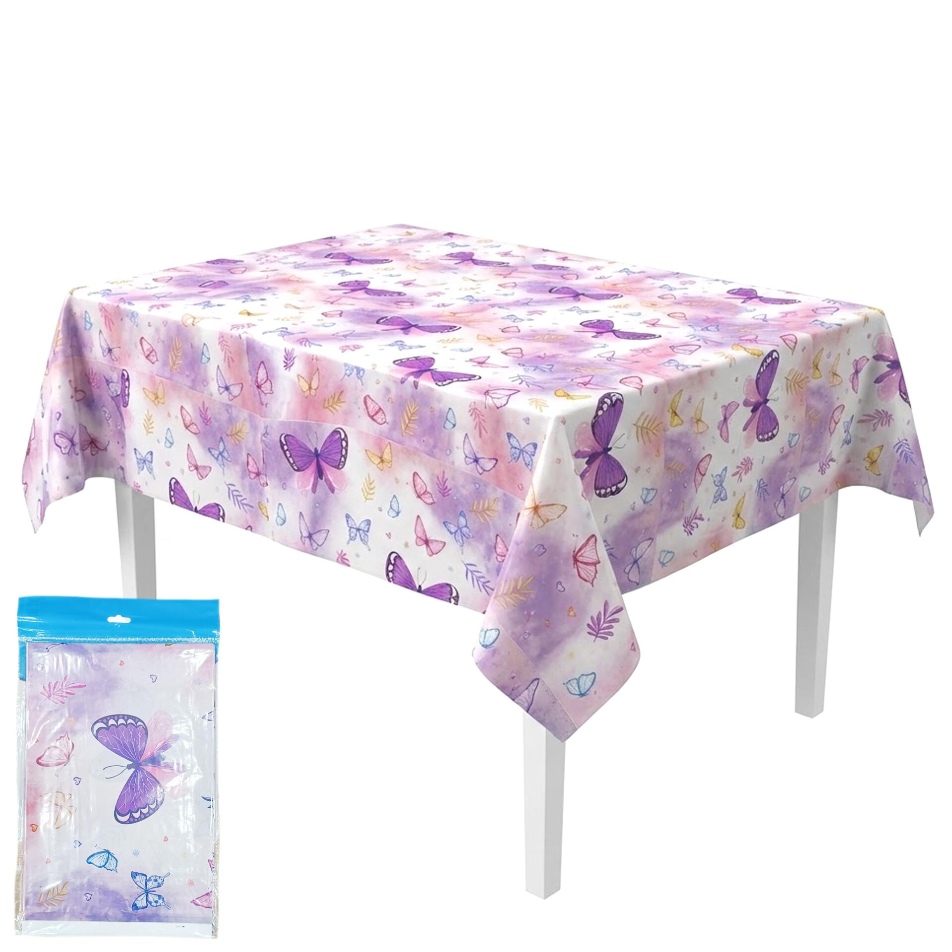 BASKILI MASA ÖRTÜSÜ KELEBEK