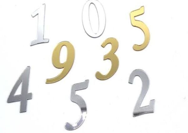 SET PLEKSİ RAKAM ALTIN 600 AD