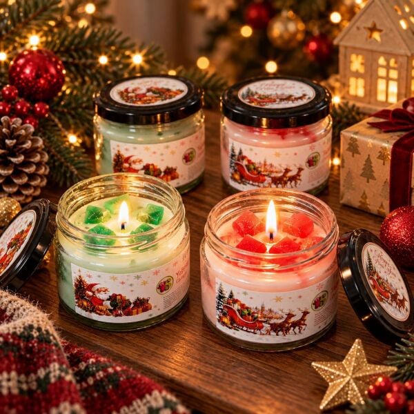 MUM NOEL CAM KAVANOZ 12 Lİ (1 KOLİ 12PK)