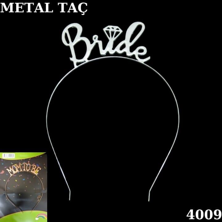 TAÇ METAL BRİDE GÜMÜŞ
