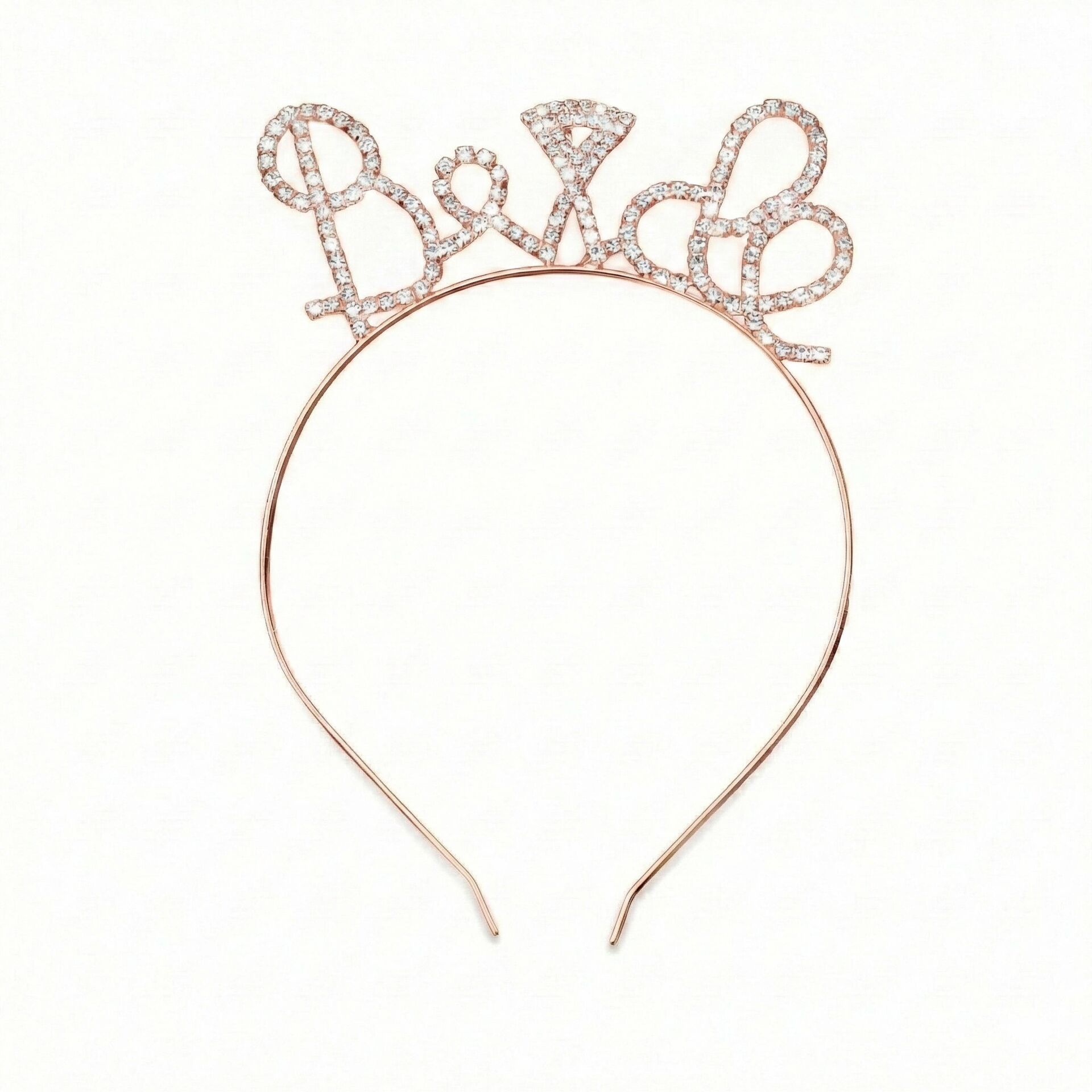 TAÇ TAŞLI METAL BRİDE  BRONZ