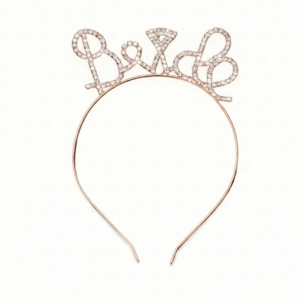 TAÇ TAŞLI METAL BRİDE  BRONZ