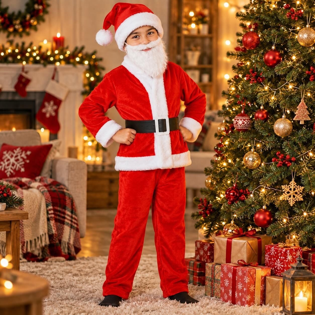KOSTÜM NOEL ÇOCUK 10/13 YAŞ (1 KOLİ 60 PK)