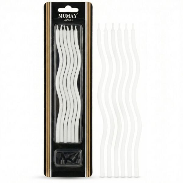 MUM 16 CM 6 LI BURGULU BEYAZ SEDEF