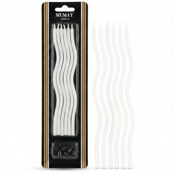 MUM 16 CM 6 LI BURGULU BEYAZ SEDEF