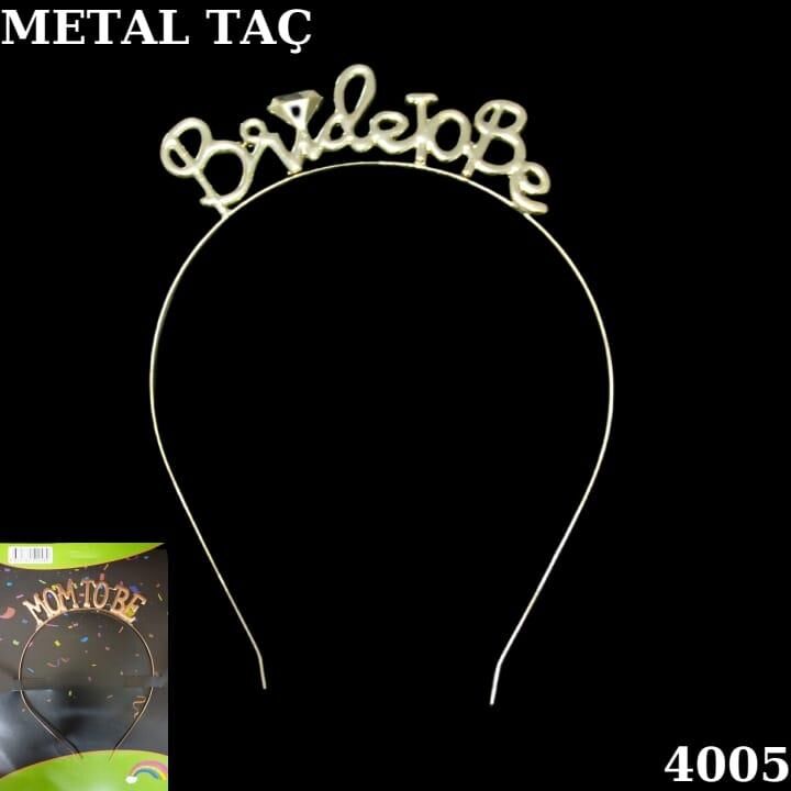 TAÇ METAL BRİDE TO BE ALTIN
