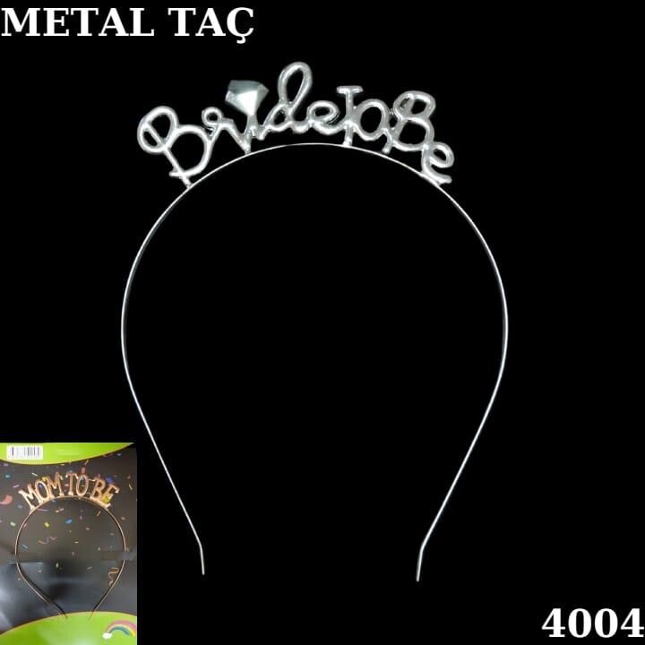TAÇ METAL BRİDE TO BE GÜMÜŞ