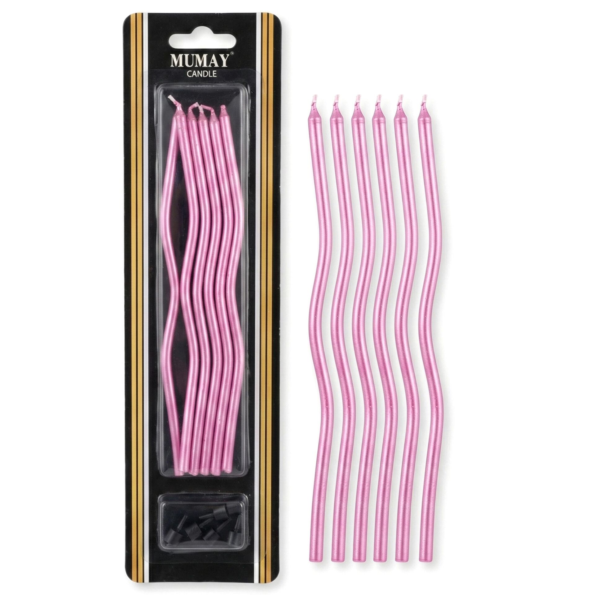 MUM 16 CM 6 LI BURGULU PEMBE