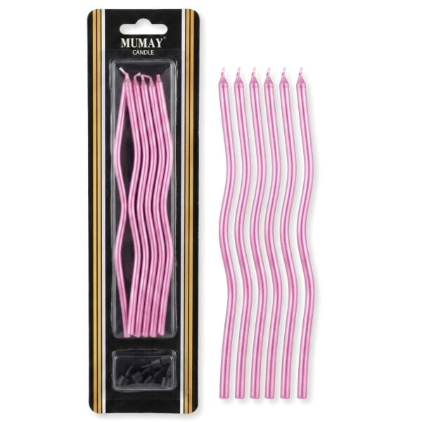 MUM 16 CM 6 LI BURGULU PEMBE