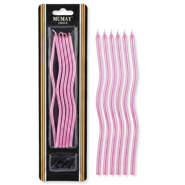 MUM 16 CM 6 LI BURGULU PEMBE