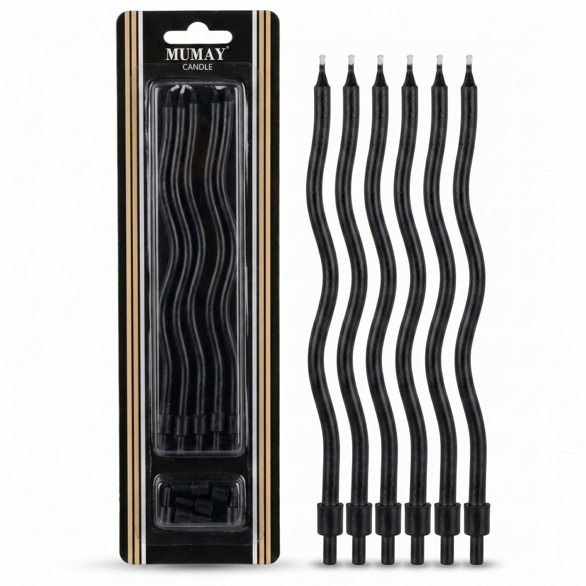 MUM 16 CM 6 LI BURGULU SİYAH