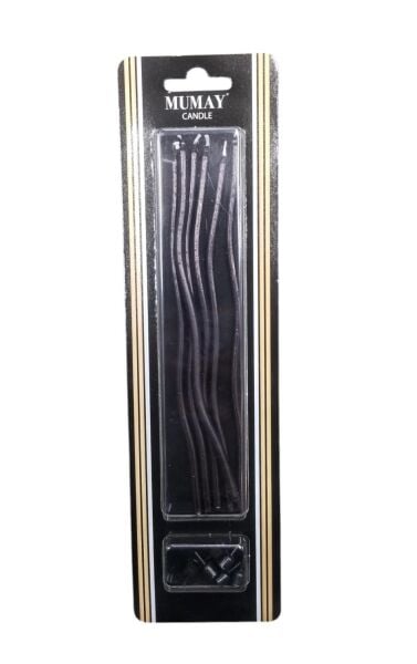 MUM 16 CM 6 LI BURGULU SİYAH