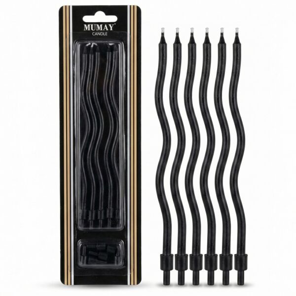 MUM 16 CM 6 LI BURGULU SİYAH