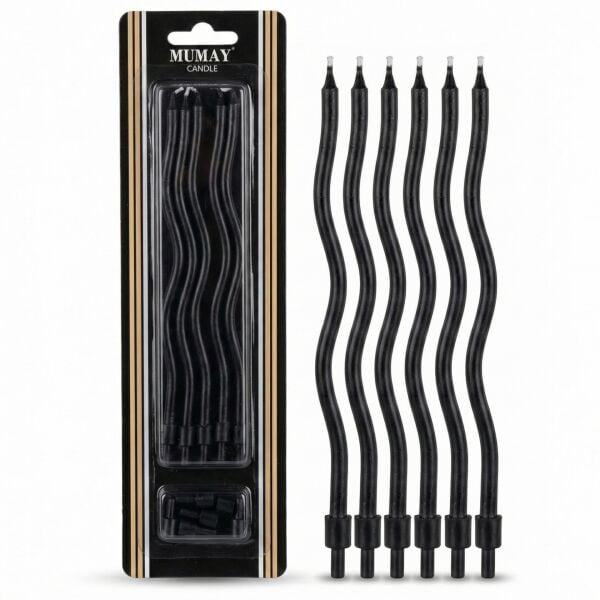 MUM 16 CM 6 LI BURGULU SİYAH