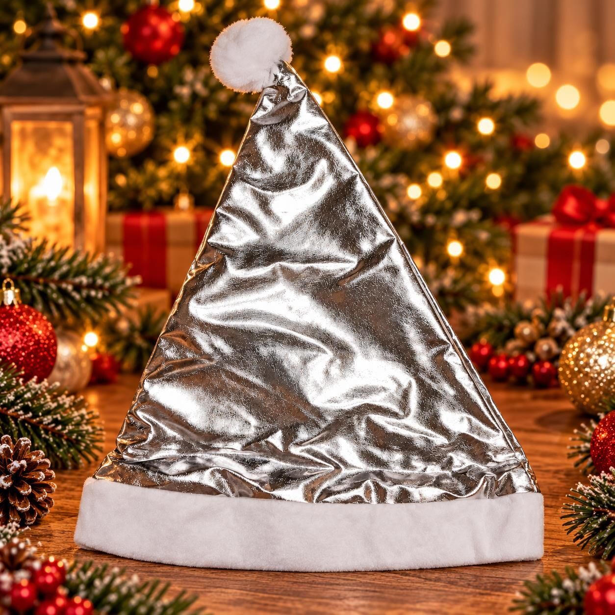 ŞAPKA NOEL BÜYÜK YALDIZLI GMŞ 12Lİ (1 KOLİ 720 AD)