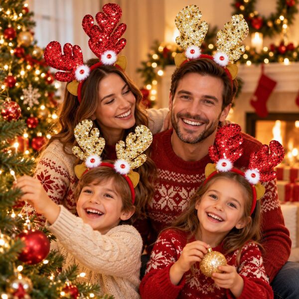 TAÇ NOEL12 Lİ GEYİK PARLAK KAR TANE(1 KOLİ 600 AD)
