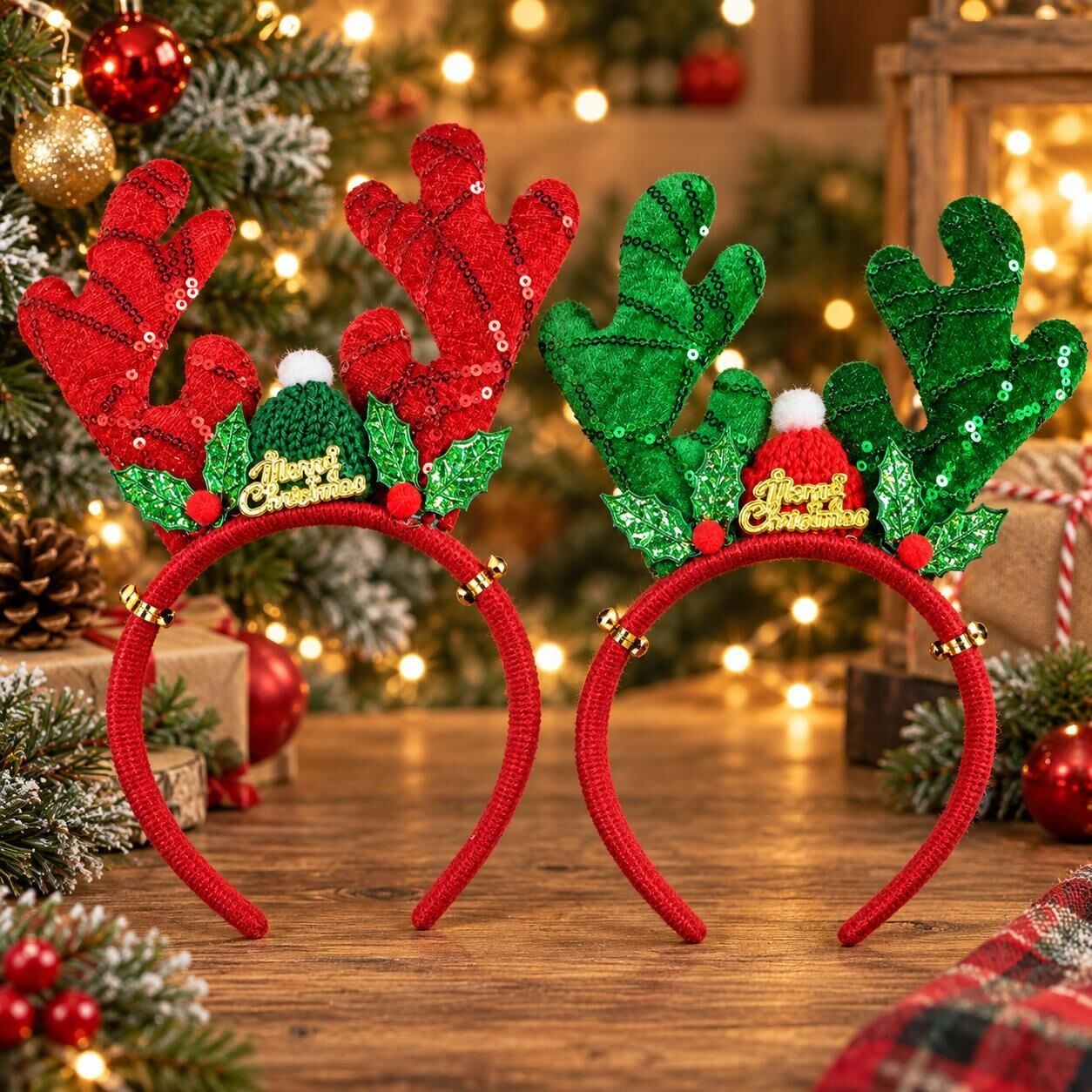 TAÇ NOEL 12 Lİ GEYİK MERRY CHİRTMAS(1 KOLİ 600 AD)