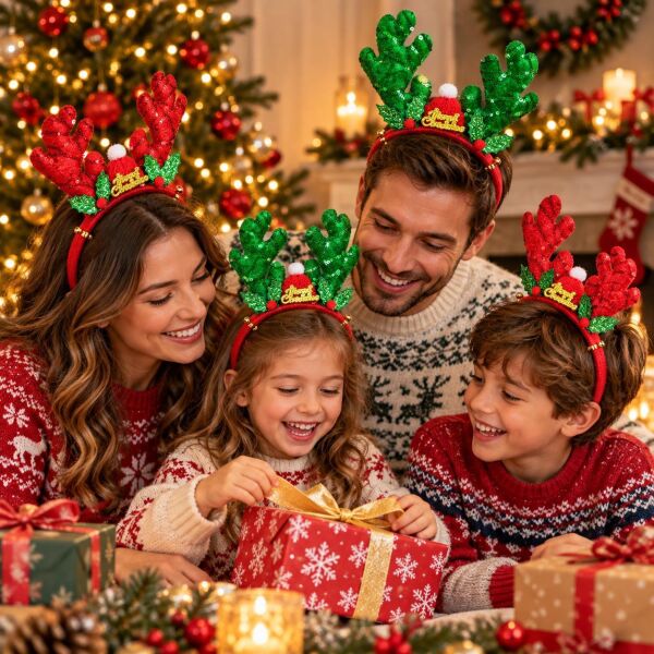 TAÇ NOEL 12 Lİ GEYİK MERRY CHİRTMAS(1 KOLİ 600 AD)