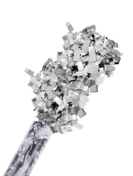 KONFETİ 30 CM GÜMÜŞ