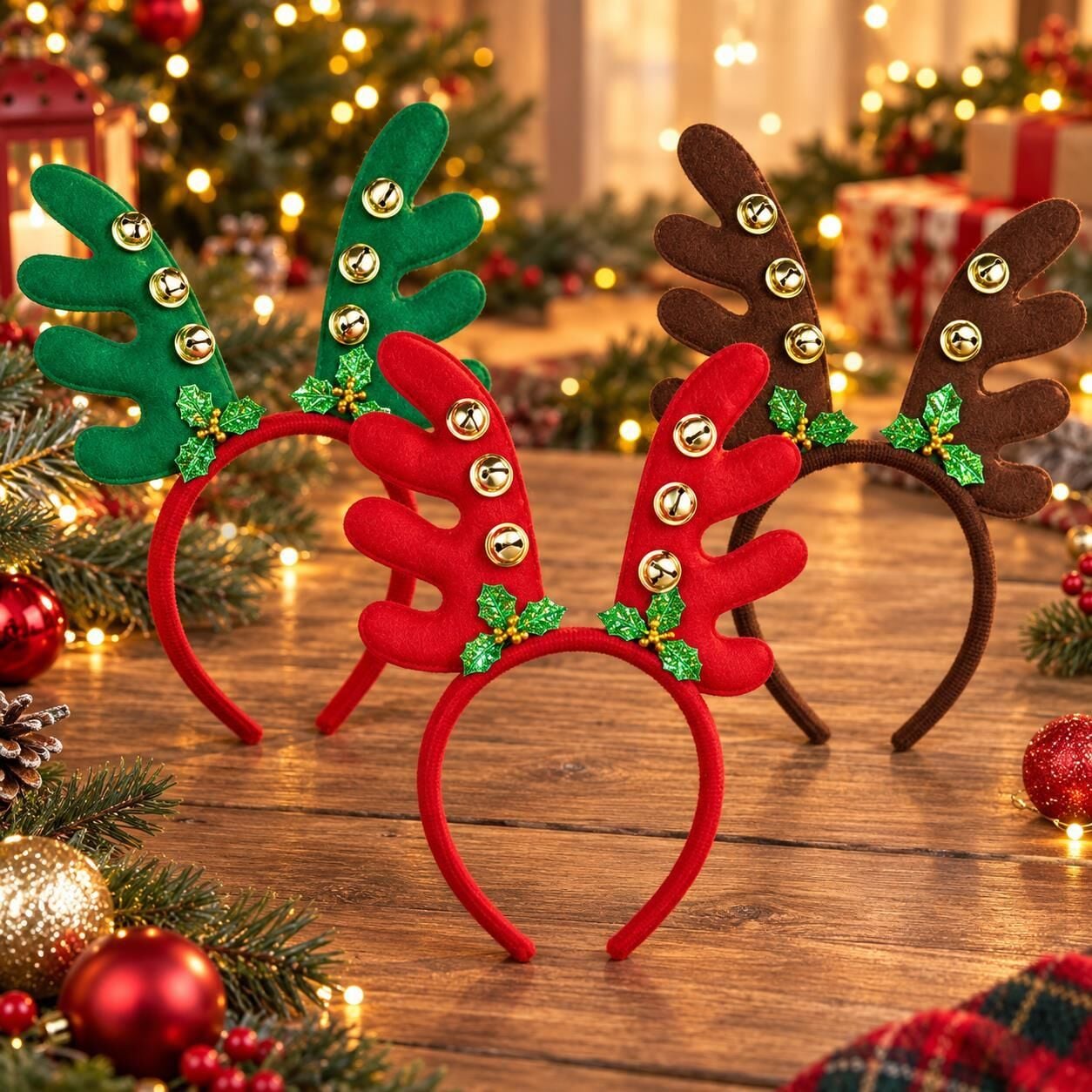 TAÇ NOEL 12 Lİ GEYİK MAT ÇANLI (1 KOLİ 600 AD)