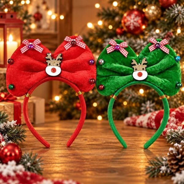 TAÇ NOEL 12 Lİ FİYONK GEYİKLİ ÇANLI(1 KOLİ 600 AD)