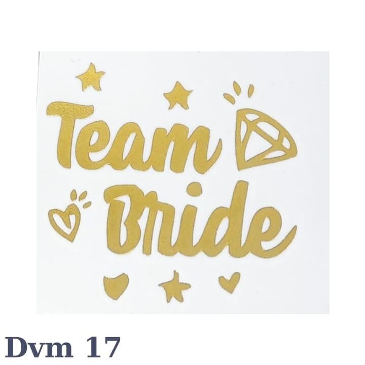 DÖVME TEAM BRİDE ALTIN NO:17 10 LU