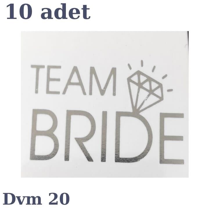 DÖVME TEAM BRİDE GÜMÜŞ NO:20
