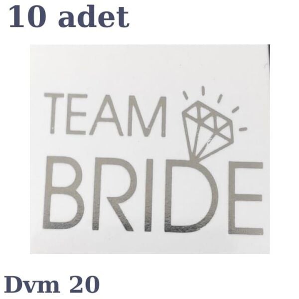 DÖVME TEAM BRİDE GÜMÜŞ NO:20