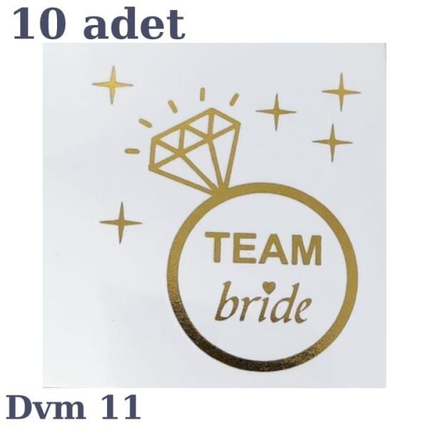 DÖVME TEAM BRİDE ALTIN NO:11 10 LU