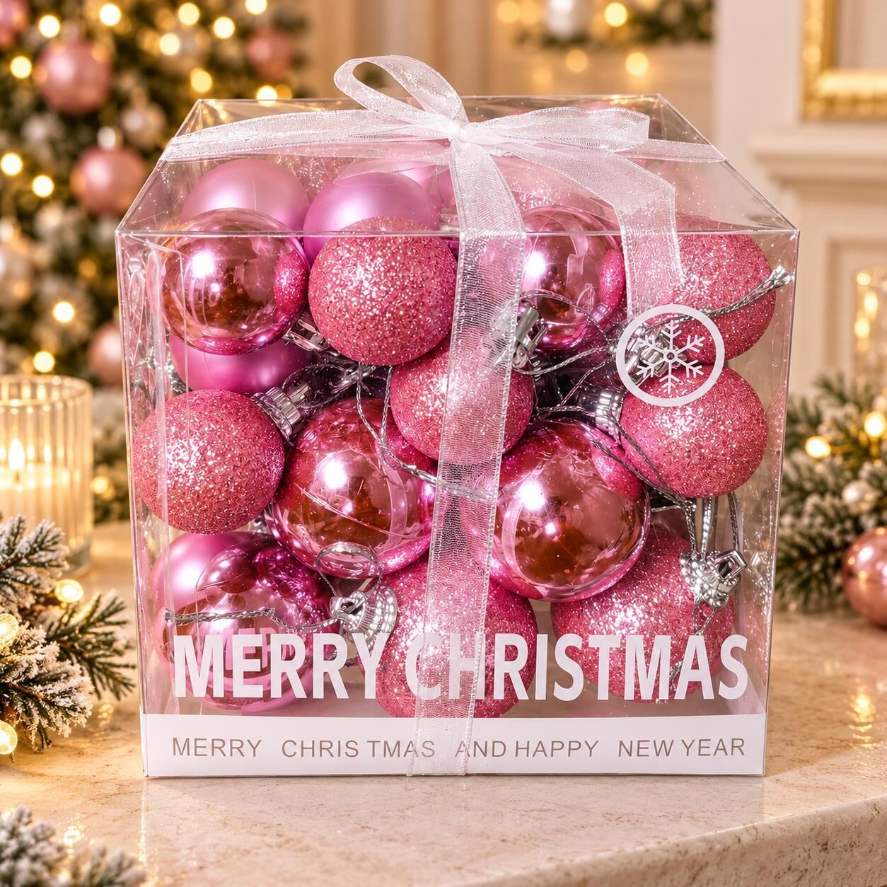 LÜX NOEL TOP 3 CM / 4  CM MİX 42 Lİ(1 KOLİ 100 PK)
