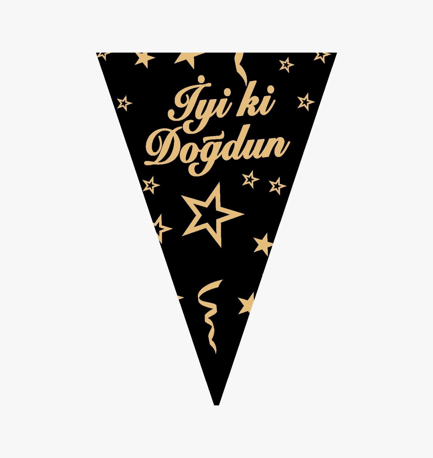 FLAMA İYİKİ DOĞDUN SİYAH