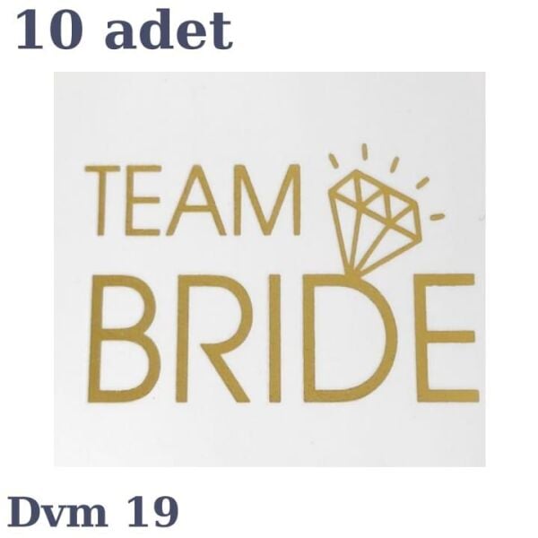 DÖVME TEAM BRİDE ALTIN NO:19