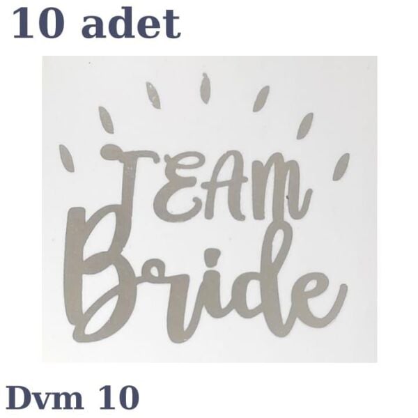 DÖVME TEAM BRİDE GÜMÜŞ NO:10 10 LU