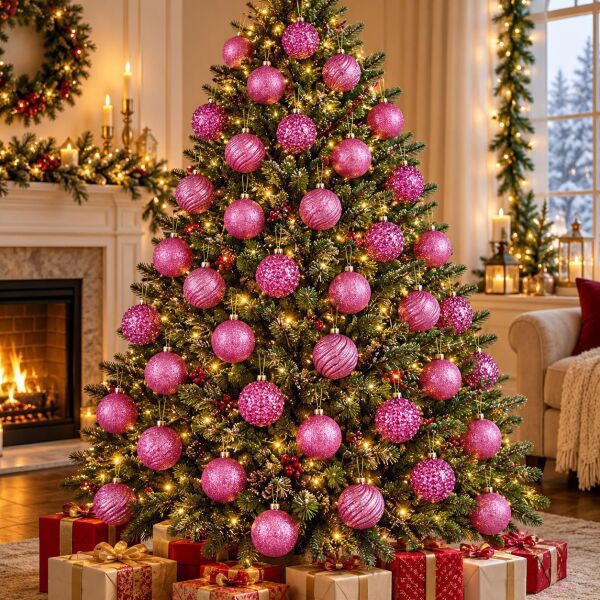 LÜX NOEL TOP 5 CM PEMBE 48 Lİ (1 KOLİ 36 PK)