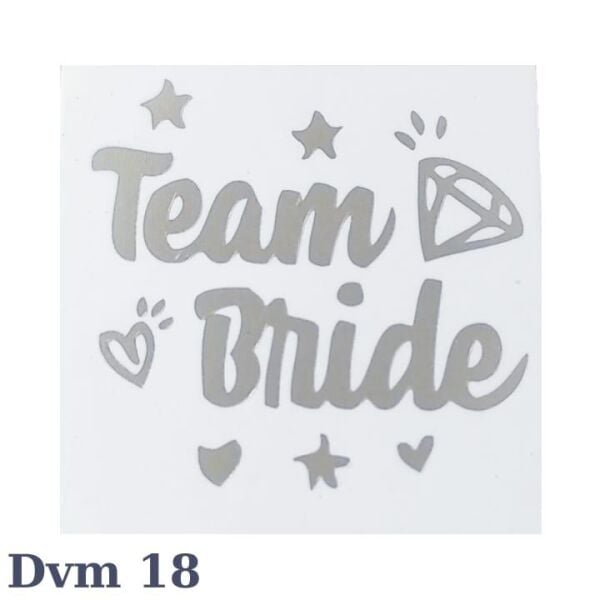 DÖVME TEAM BRİDE GÜMÜŞ NO:18 10 LU