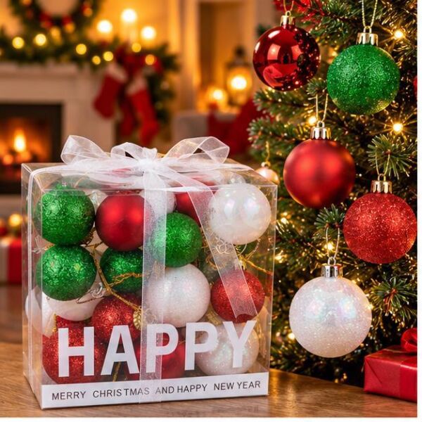 LÜX NOEL TOP 3 CM / 4  CM MİX 42 Lİ(1 KOLİ 100 PK)