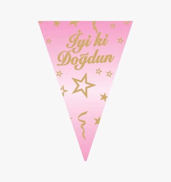 FLAMA İYİKİ DOĞDUN PEMBE