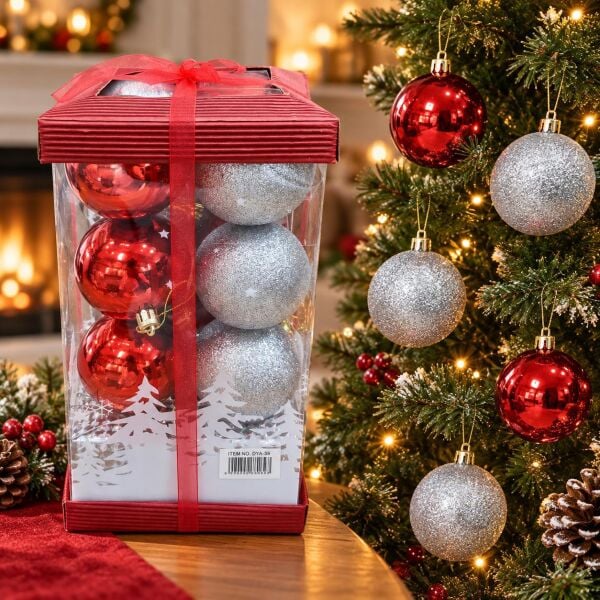 LÜX NOEL TOP 6 CM MİX 16 LI (1 KOLİ 60 PK)