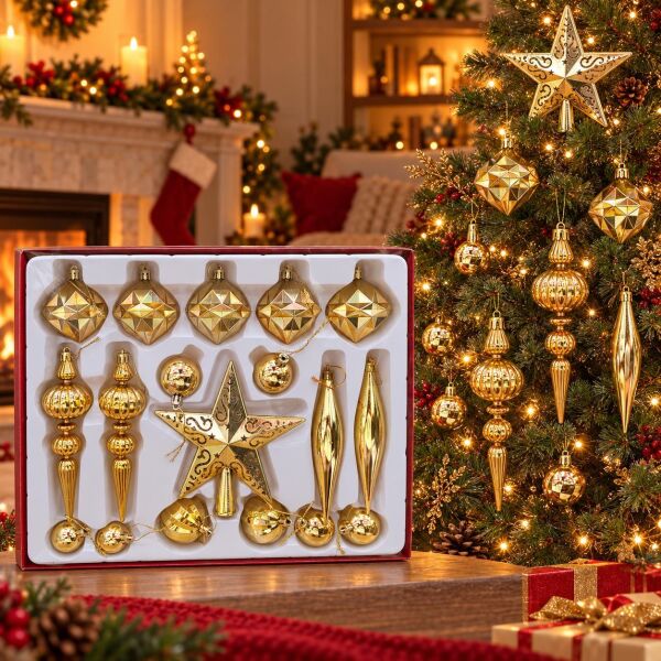 DAMLA LÜX SET BÜYÜK GOLD 18 Lİ  (1 KOLİ 40 PK)